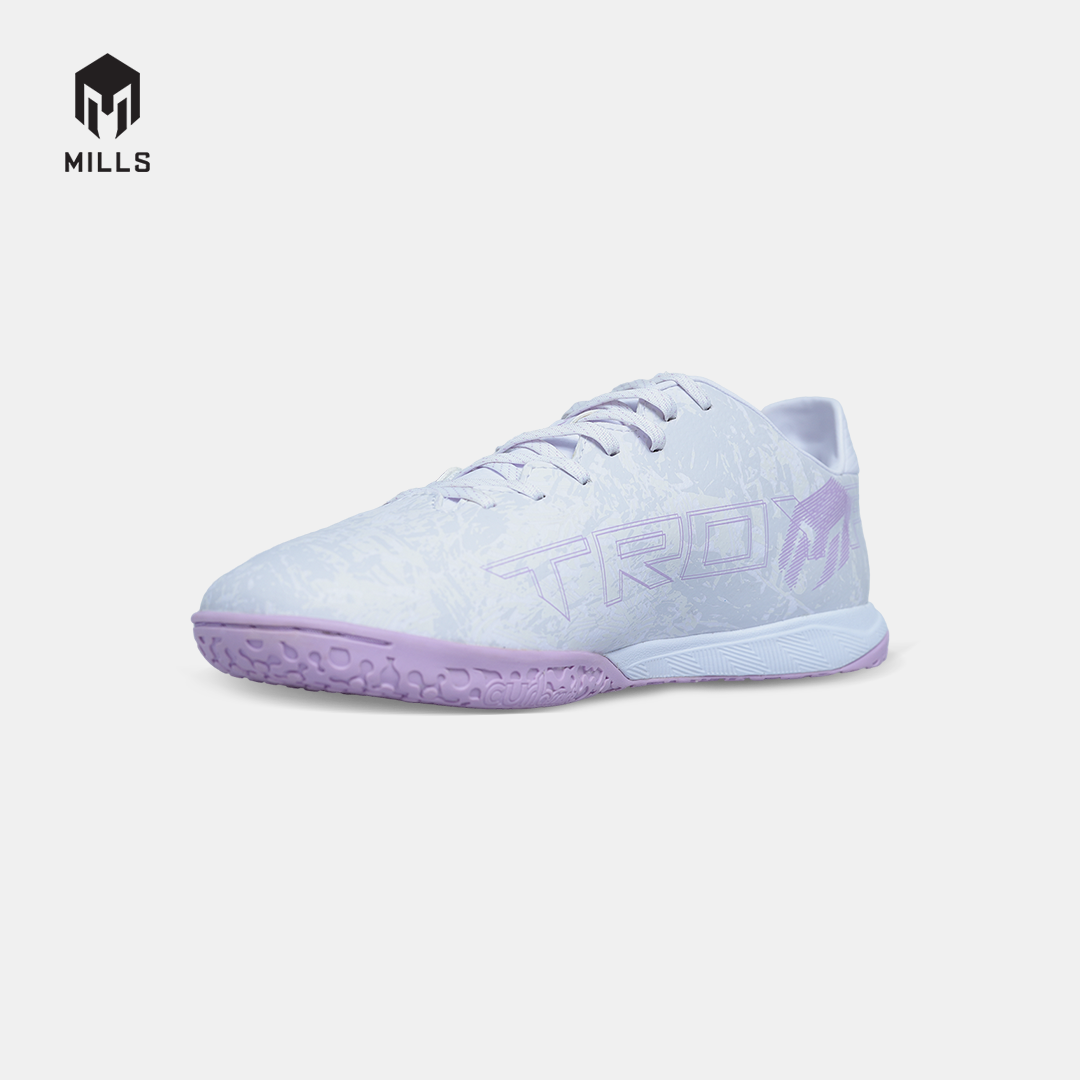 MILLS SEPATU FUTSAL TROYA 3.0 IN WHITE/LAVENDER 9408701