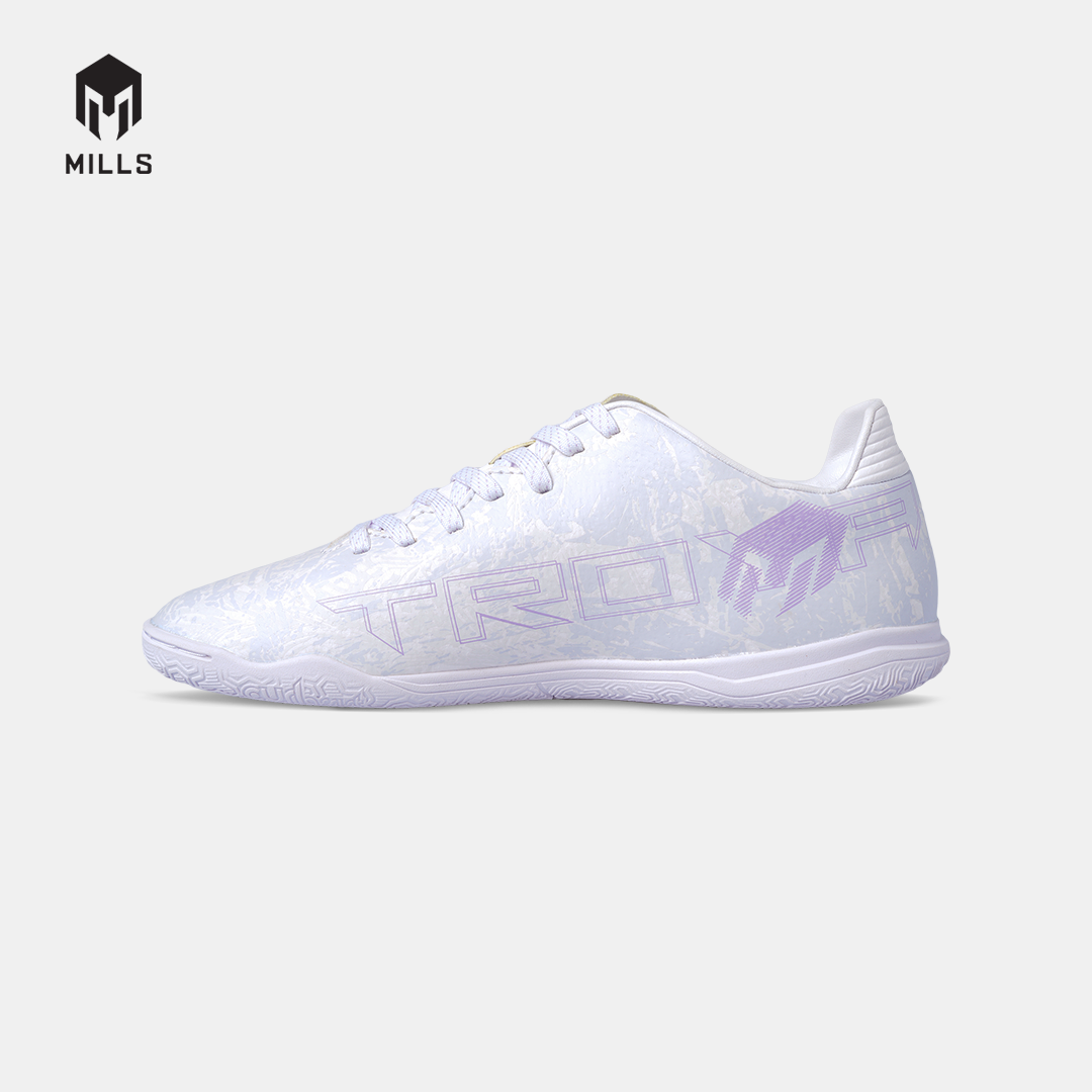 MILLS SEPATU FUTSAL TROYA 3.0 IN JR WHITE/LAVENDER 9808701