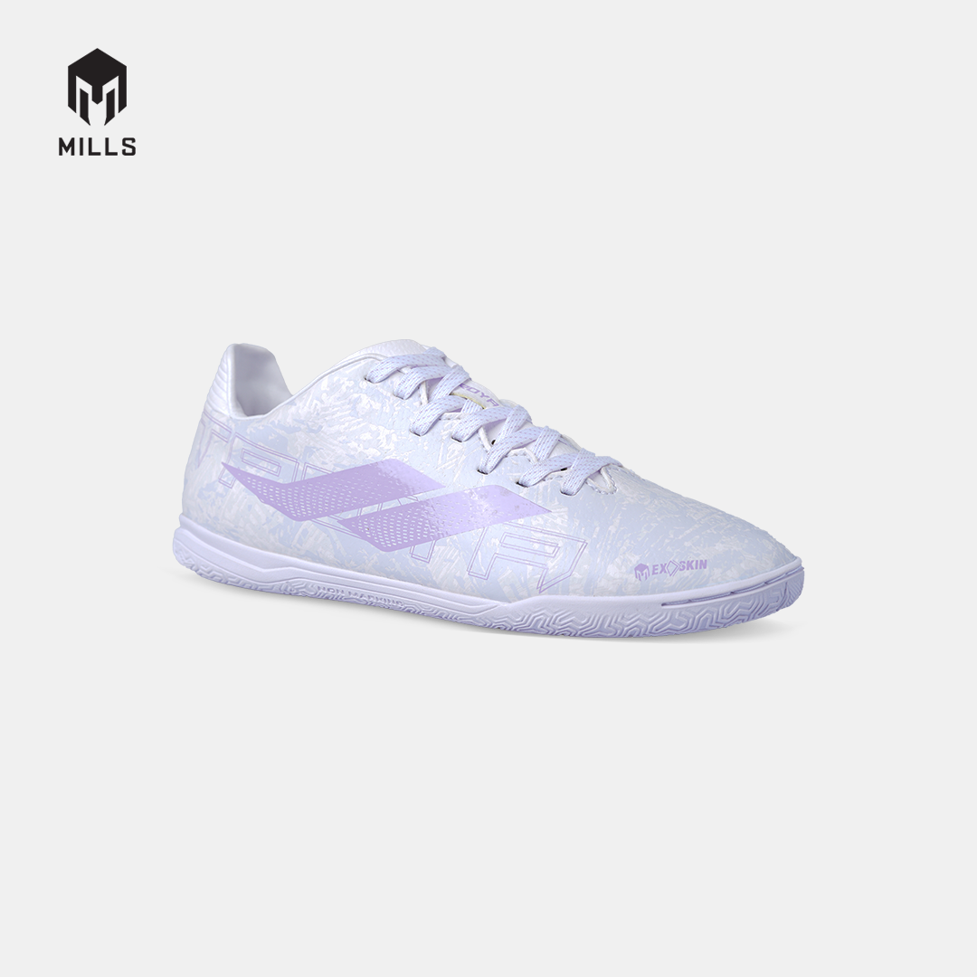 MILLS SEPATU FUTSAL TROYA 3.0 IN JR WHITE/LAVENDER 9808701