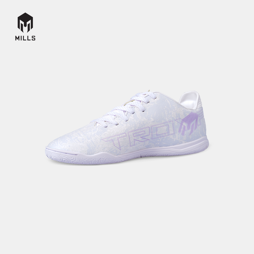 MILLS SEPATU FUTSAL TROYA 3.0 IN JR WHITE/LAVENDER 9808701
