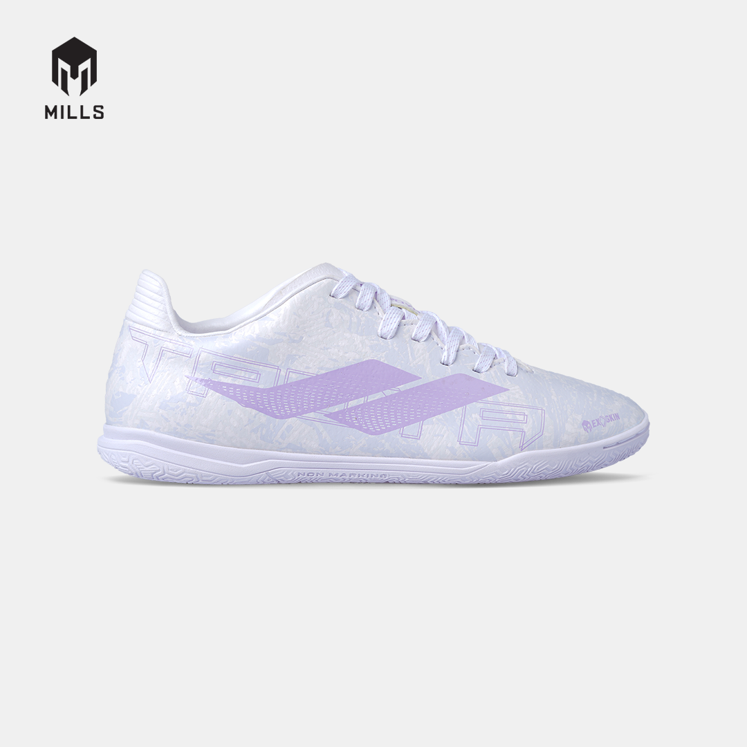 MILLS SEPATU FUTSAL TROYA 3.0 IN JR WHITE/LAVENDER 9808701