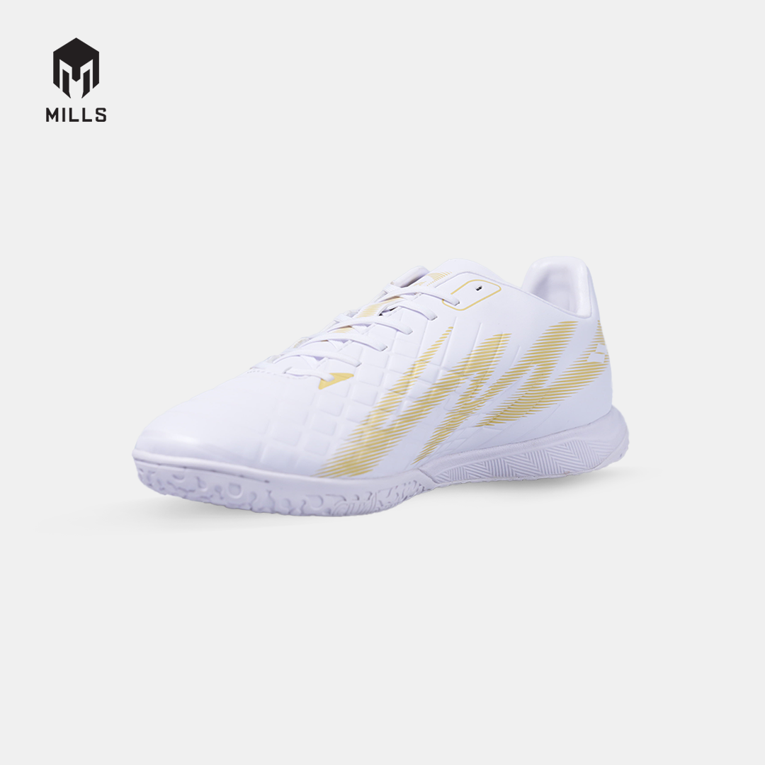 MILLS SEPATU FUTSAL VIRTUO IN WHITE/GOLD 9410201