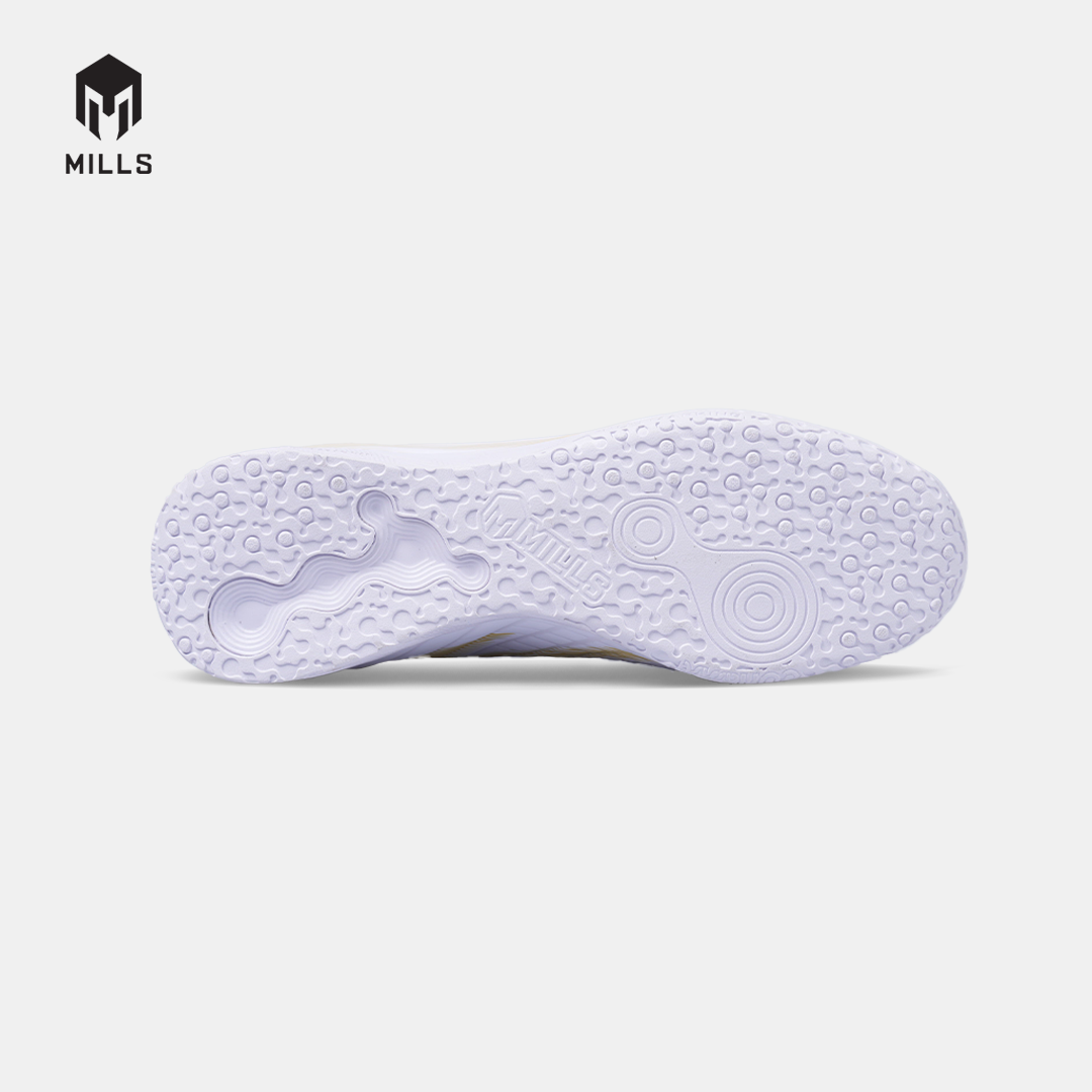 MILLS SEPATU FUTSAL VIRTUO IN WHITE/GOLD 9410201