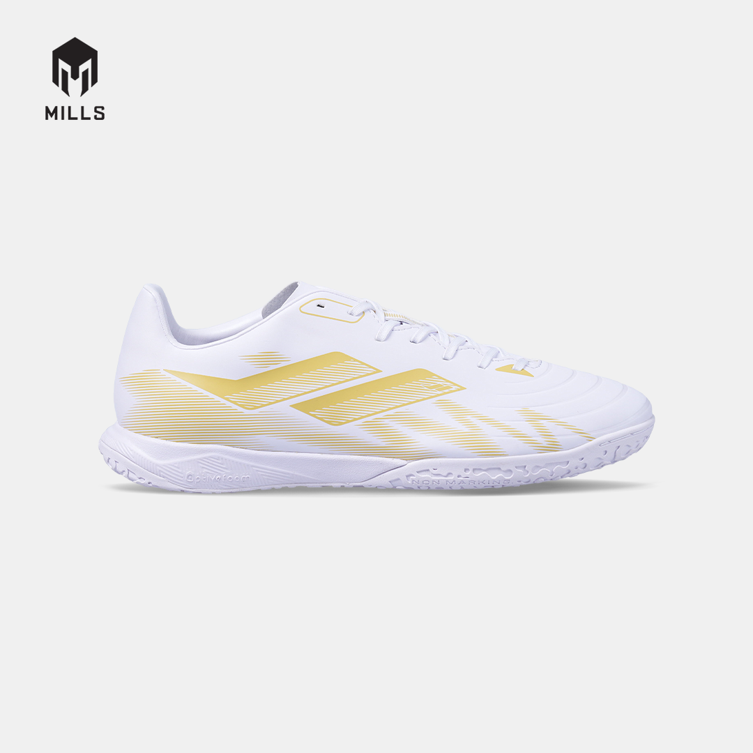 MILLS SEPATU FUTSAL VIRTUO IN WHITE/GOLD 9410201