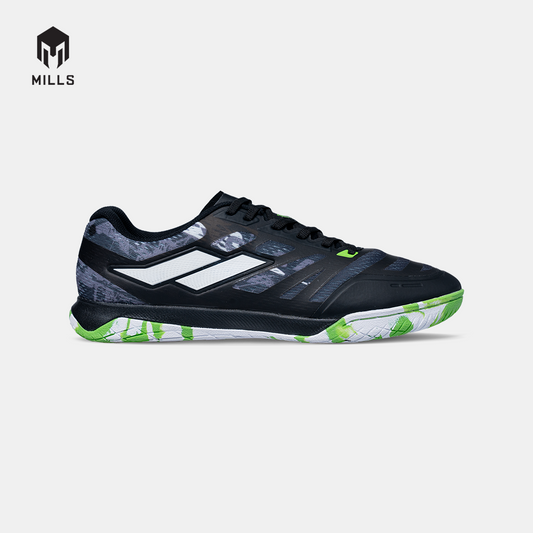 MILLS SEPATU FUTSAL VOLTASALA ALVEZ BLACK/WHITE/GREEN 9501808