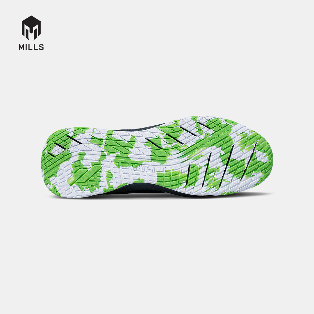 MILLS SEPATU FUTSAL VOLTASALA ALVEZ BLACK/WHITE/GREEN 9501808