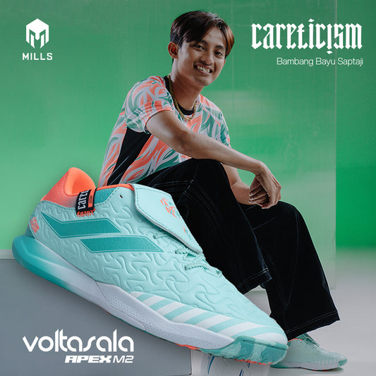 MILLS SEPATU FUTSAL VOLTASALA APEX M2 BBS II ELITE MISTY.TEAL/MULTICOLOR 9503102