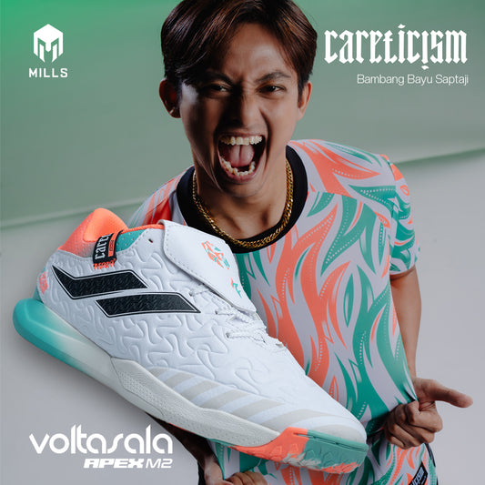 MILLS SEPATU FUTSAL VOLTASALA APEX M2 BBS II ELITE WHITE/MULTICOLOR 9503101