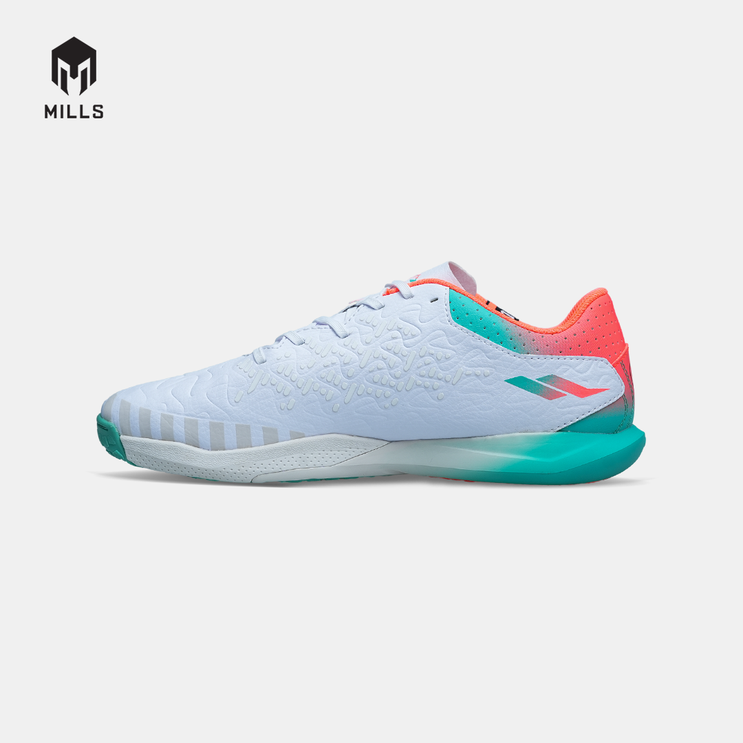 MILLS SEPATU FUTSAL VOLTASALA APEX M2 BBS II PRIME WHITE/MULTICOLOR 9503201