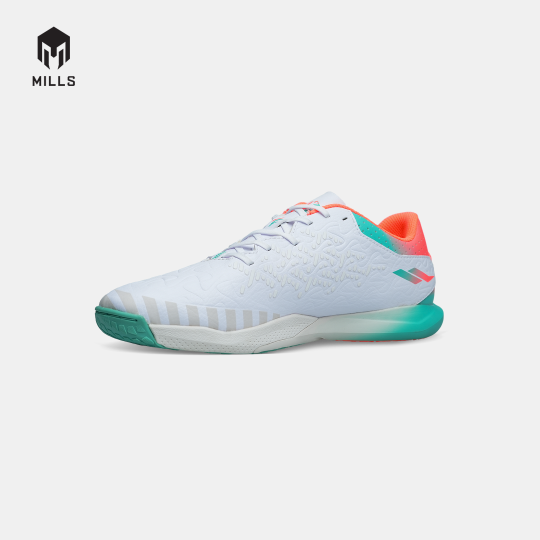 MILLS SEPATU FUTSAL VOLTASALA APEX M2 BBS II PRIME WHITE/MULTICOLOR 9503201