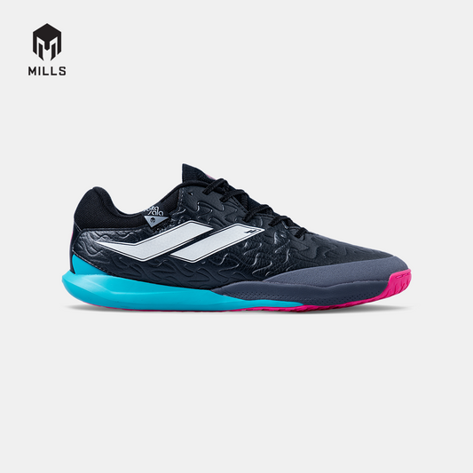 MILLS SEPATU FUTSAL VOLTASALA APEX M2 ELITE BLACK/CYAN/MAGENTA 9503007