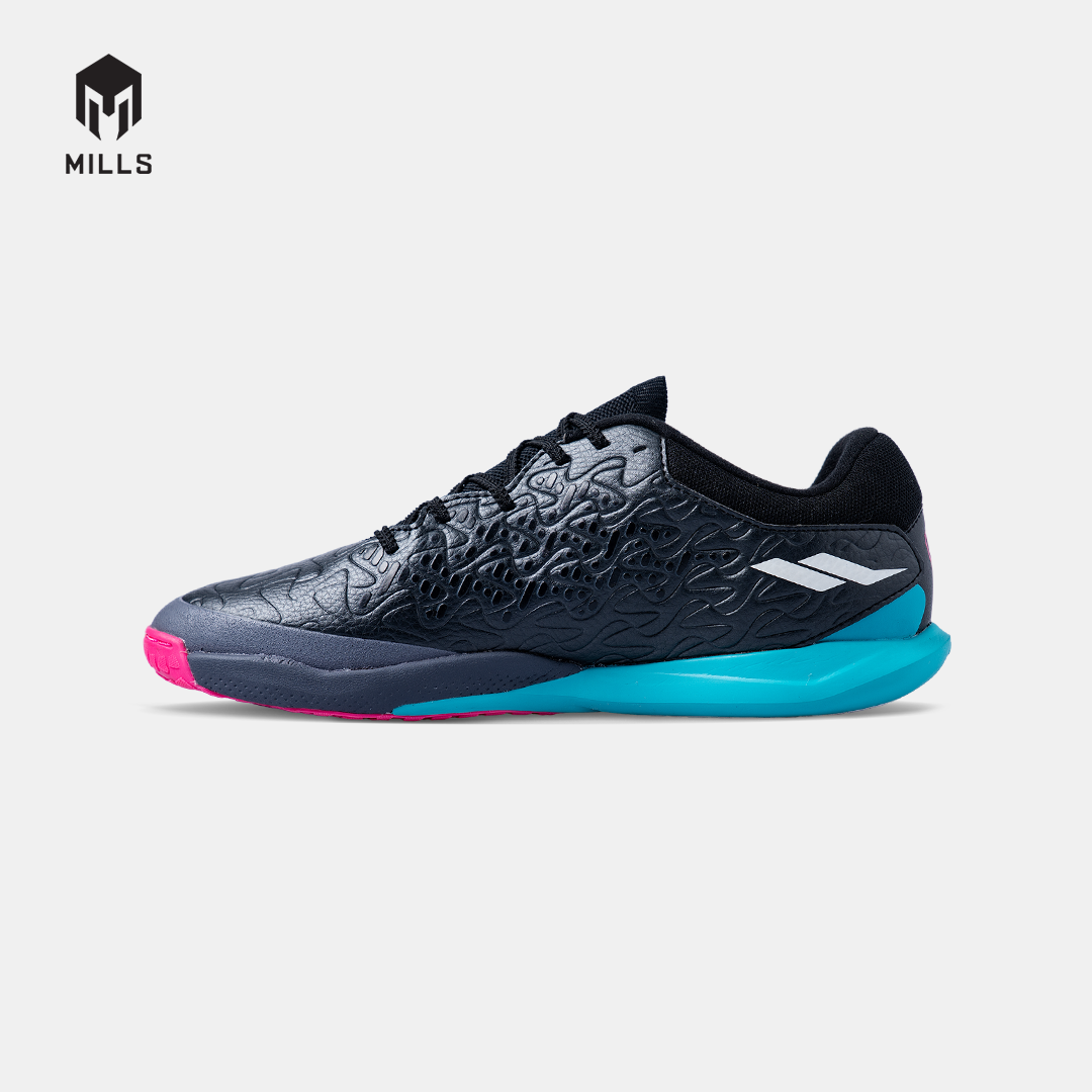 MILLS SEPATU FUTSAL VOLTASALA APEX M2 ELITE BLACK/CYAN/MAGENTA 9503007