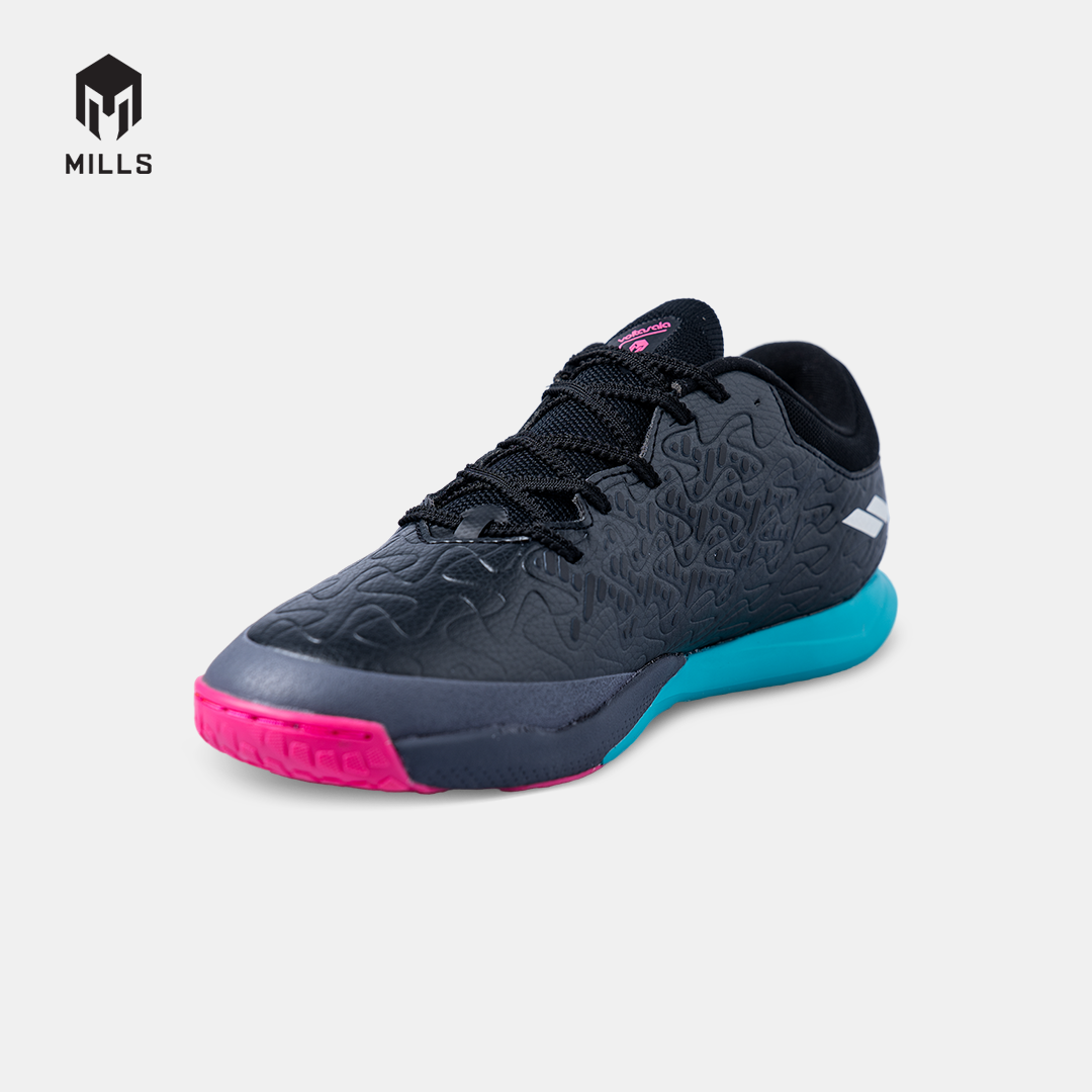 MILLS SEPATU FUTSAL VOLTASALA APEX M2 ELITE BLACK/CYAN/MAGENTA 9503007