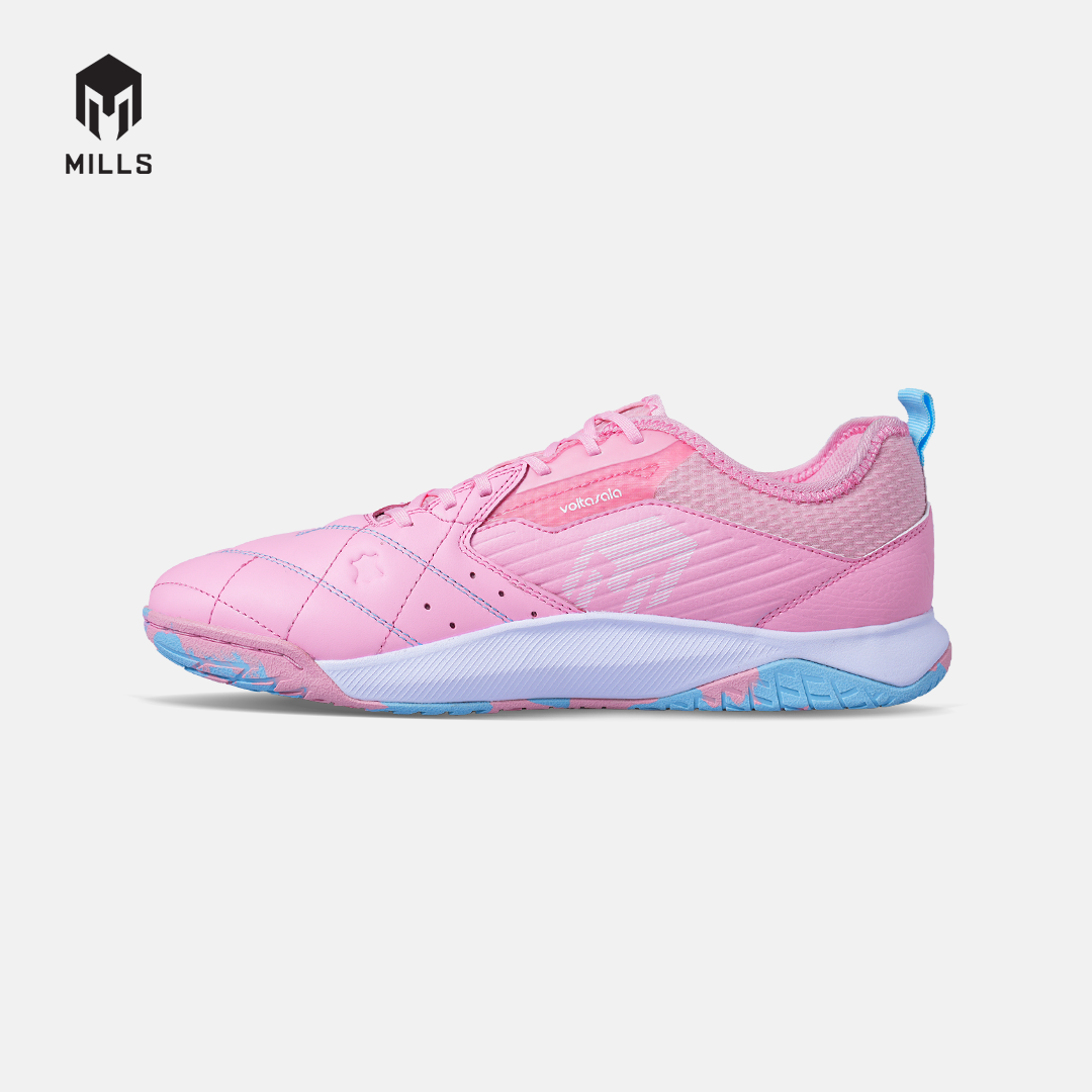 MILLS SEPATU FUTSAL VOLTASALA LEON M2 LEA COTTON.PINK/WHITE/AQUA.BLUE 9502602