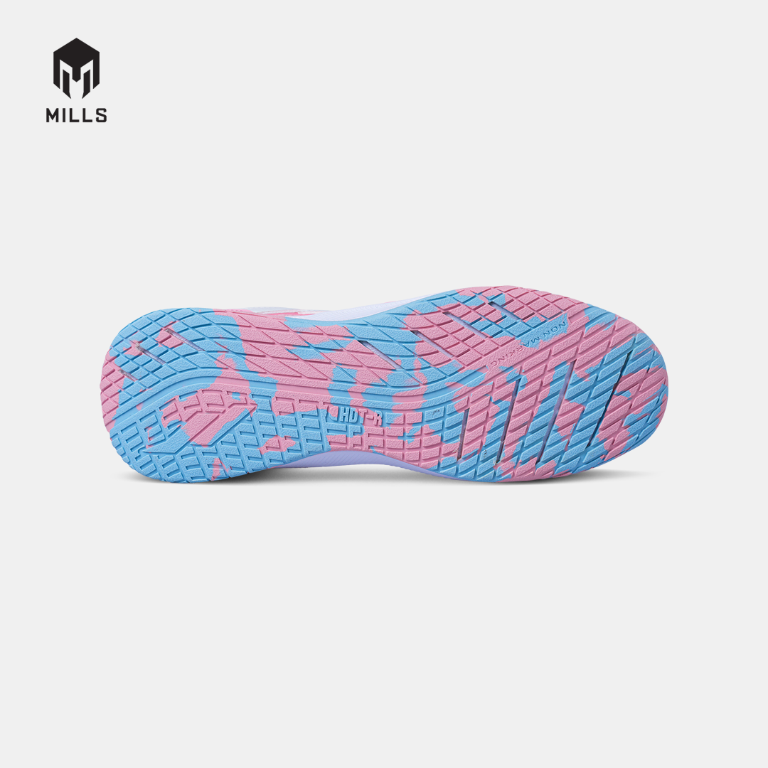 MILLS SEPATU FUTSAL VOLTASALA LEON M2 LEA COTTON.PINK/WHITE/AQUA.BLUE 9502602