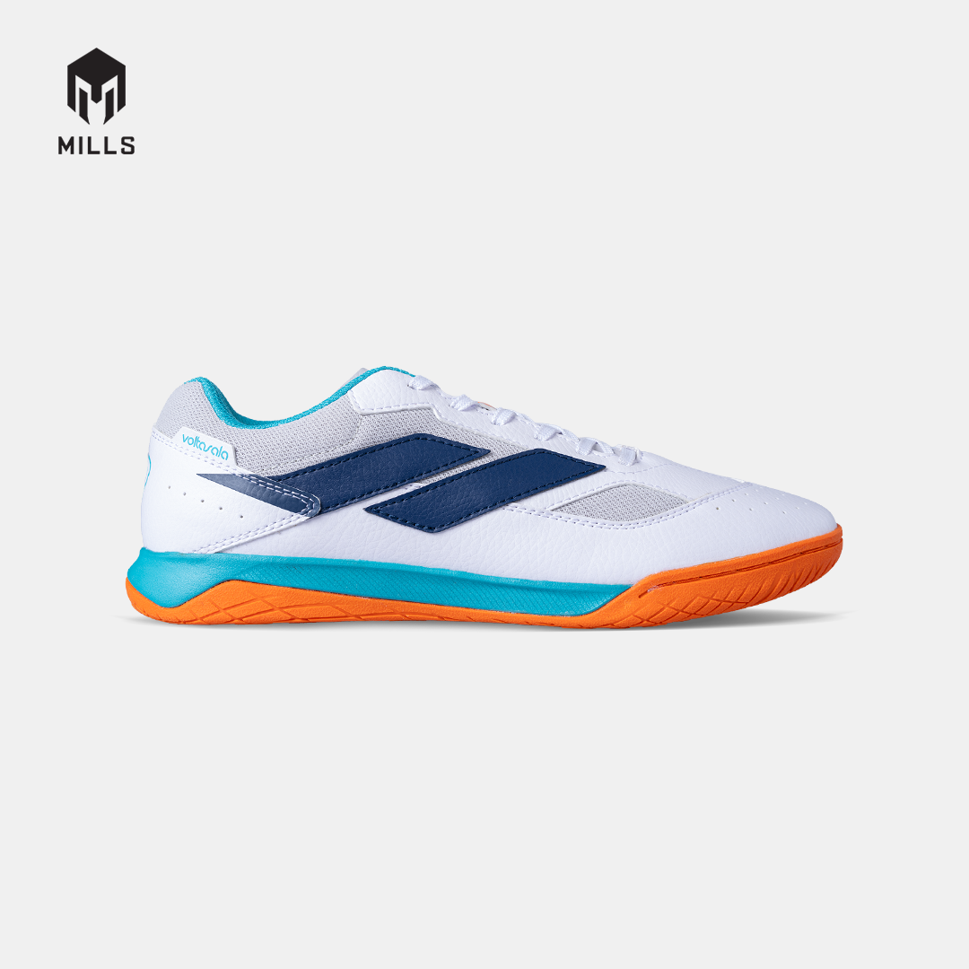 MILLS SEPATU FUTSAL VOLTASALA MIRAGE M2 WHITE/JAVA.CYAN/FRESH.ORANGE 9502205