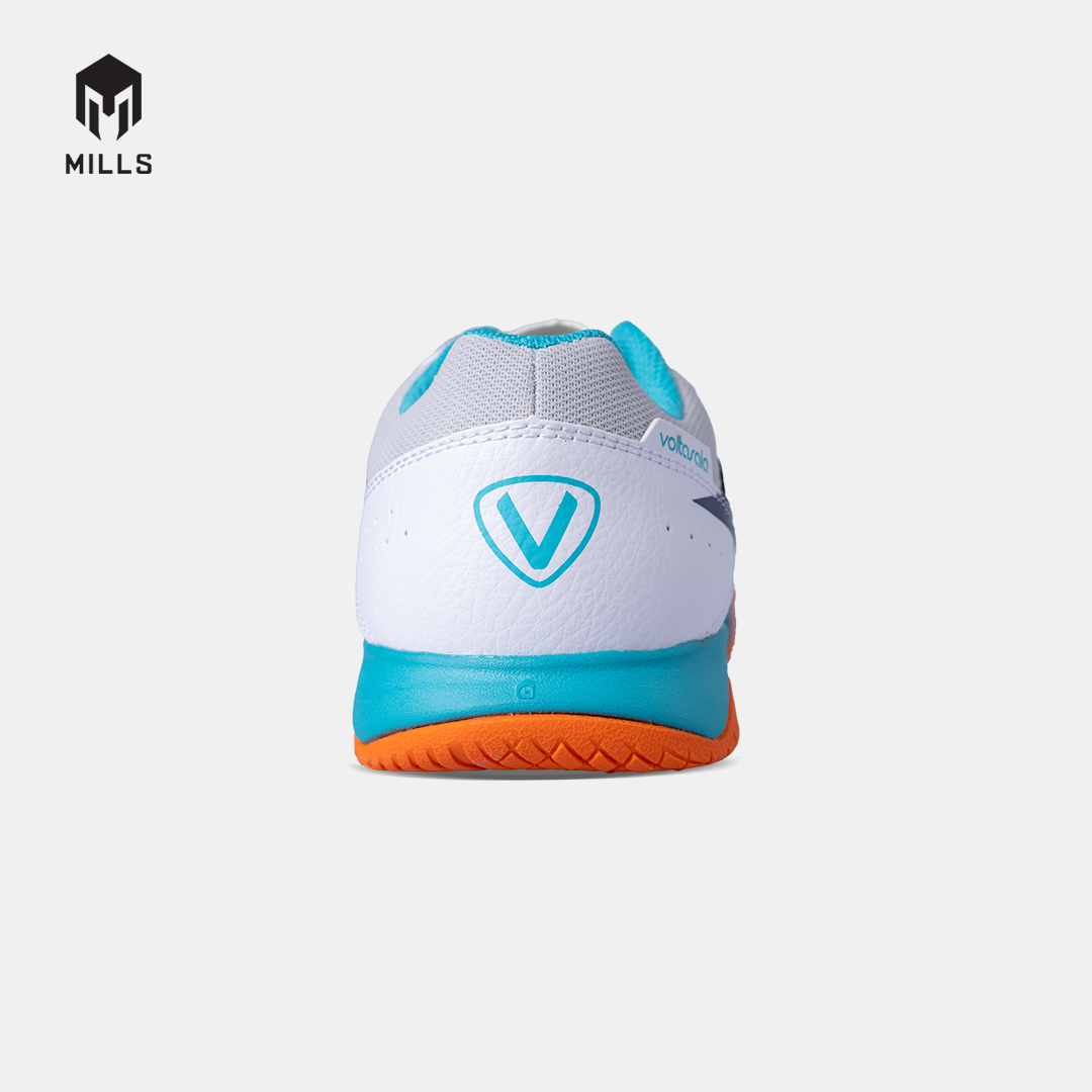 MILLS SEPATU FUTSAL VOLTASALA MIRAGE M2 WHITE/JAVA.CYAN/FRESH.ORANGE 9502205