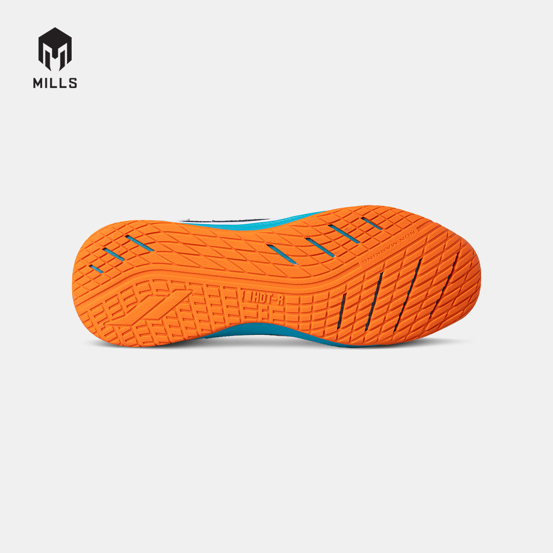MILLS SEPATU FUTSAL VOLTASALA MIRAGE M2 WHITE/JAVA.CYAN/FRESH.ORANGE 9502205
