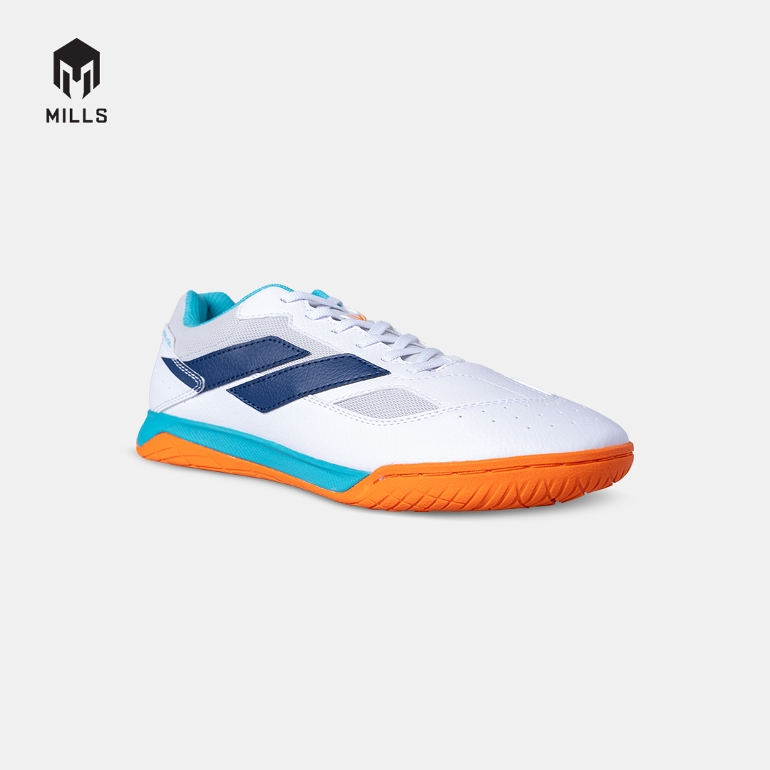 MILLS SEPATU FUTSAL VOLTASALA MIRAGE M2 WHITE/JAVA.CYAN/FRESH.ORANGE 9502205