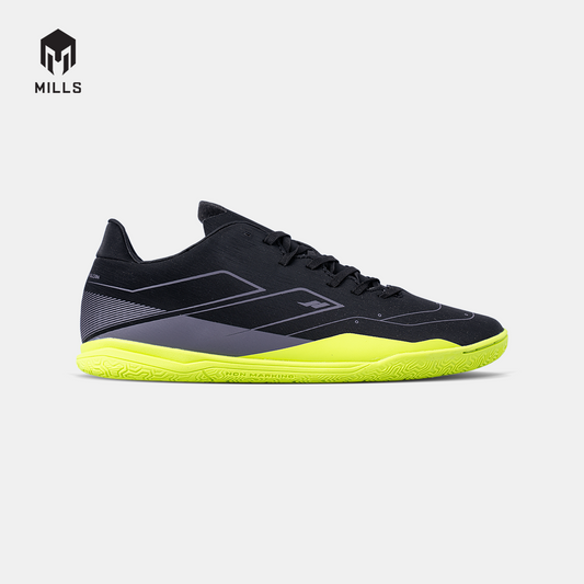 MILLS SEPATU FUTSAL VULCAN 2.0 IN JR BLACK/SILVER/NEON 9803305