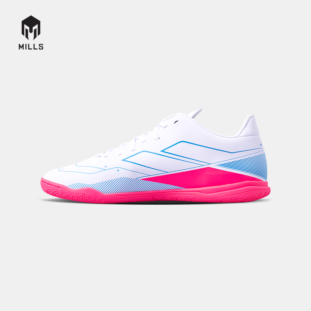 MILLS SEPATU FUTSAL VULCAN 2.0 IN JR WHITE/BLUE/MAGENTA 9803303