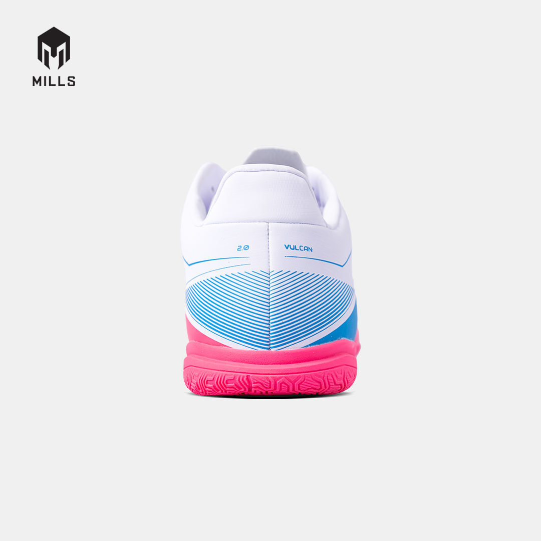 MILLS SEPATU FUTSAL VULCAN 2.0 IN JR WHITE/BLUE/MAGENTA 9803303