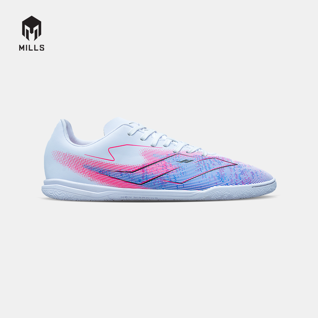 MILLS SEPATU FUTSAL XYCLOPS NITROACE IN JR WHITE/MARINA BLUE/MAGENTA 9803402