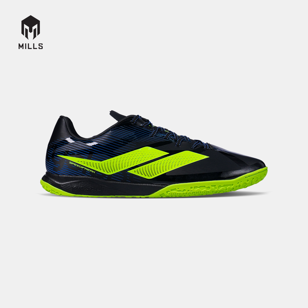 MILLS SEPATU FUTSAL XYCLOPS SPEEDFREAK M2 MATCH IN BLACK/NEON GREEN 9402804