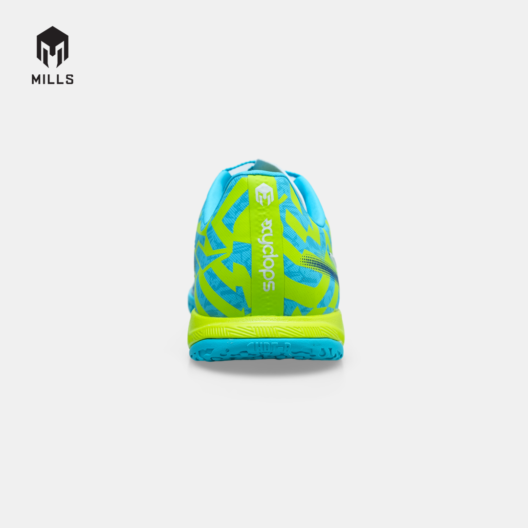MILLS SEPATU FUTSAL XYCLOPS STRIKEBLAST PRIME IN TOSCA.BLUE/LIME.GREEN /WHITE 9406203