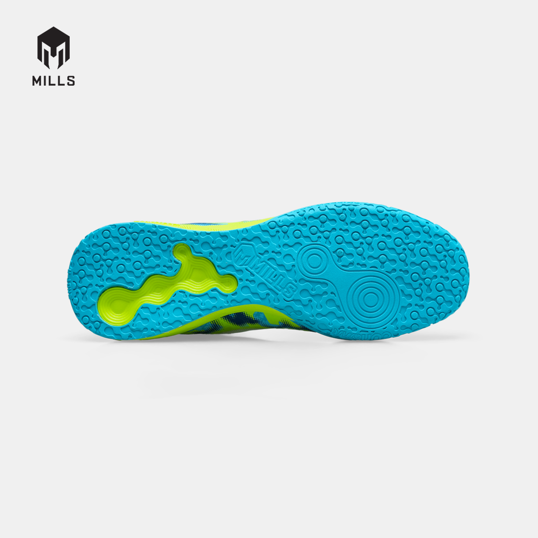 MILLS SEPATU FUTSAL XYCLOPS STRIKEBLAST PRIME IN TOSCA.BLUE/LIME.GREEN /WHITE 9406203