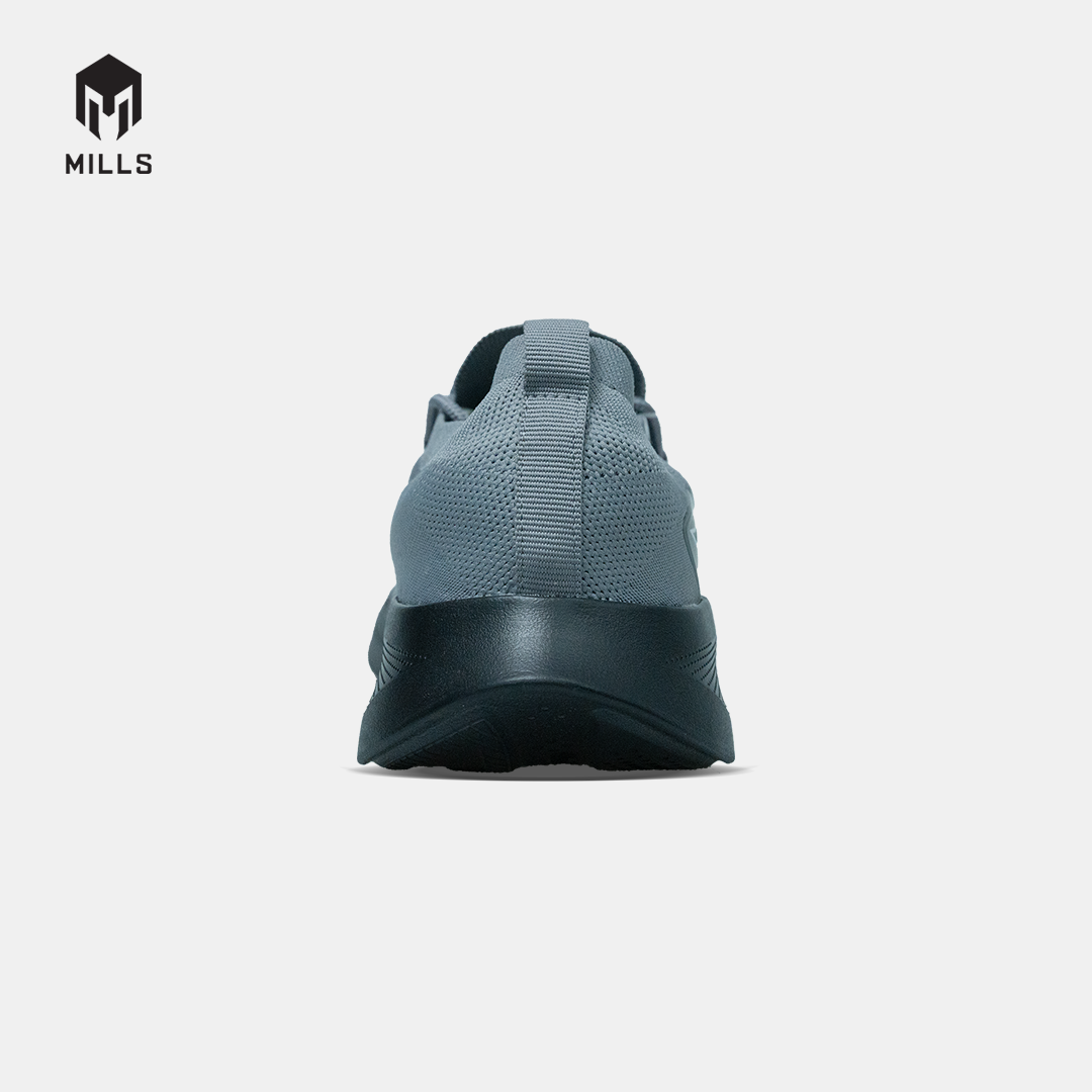 MILLS SEPATU LARI RUNNING SHOES CRUZ GREY/BLACK 9105807