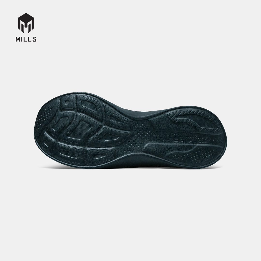 MILLS SEPATU LARI RUNNING SHOES CRUZ GREY/BLACK 9105807