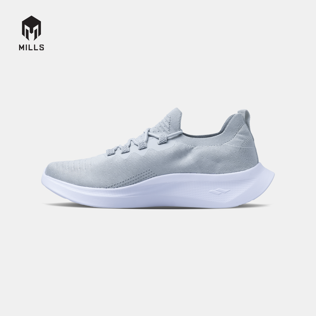 MILLS SEPATU LARI RUNNING SHOES CRUZ GREY/WHITE 9105802