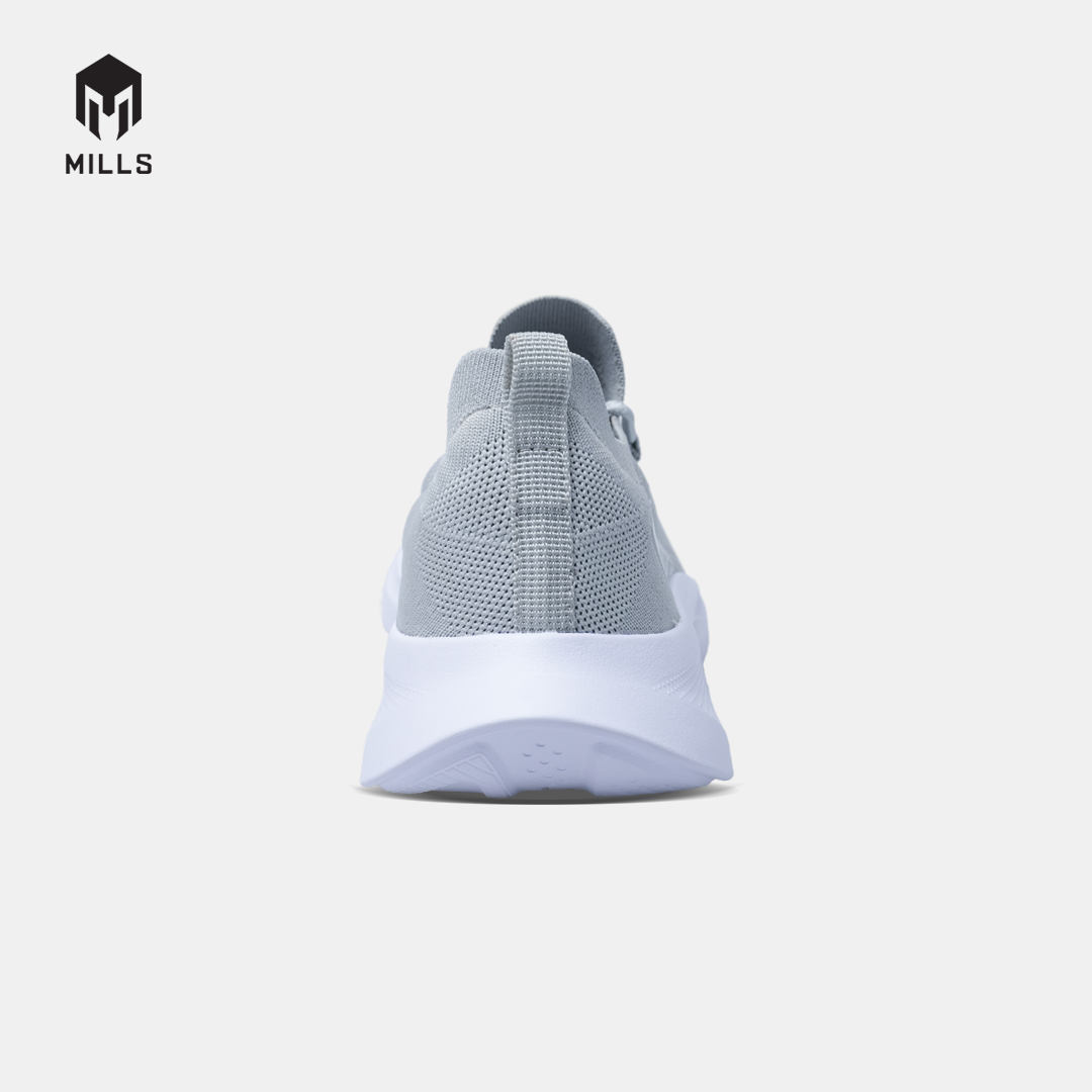 MILLS SEPATU LARI RUNNING SHOES CRUZ GREY/WHITE 9105802