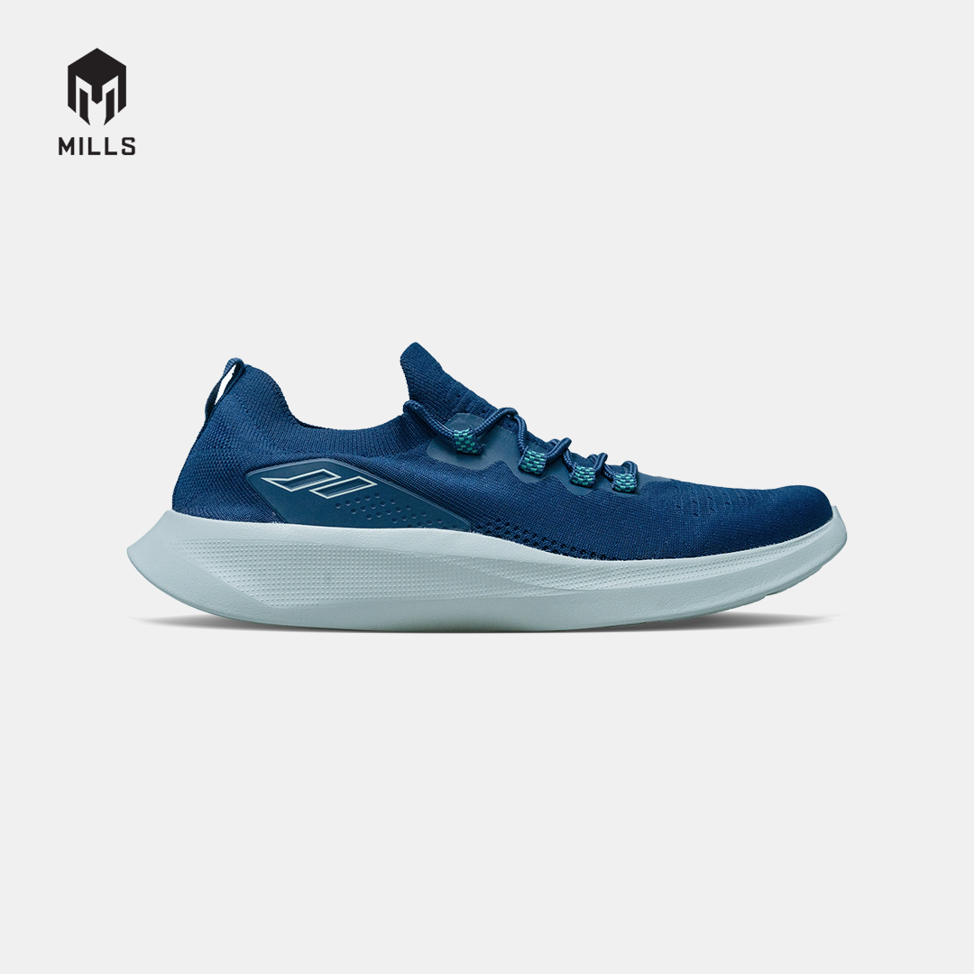 MILLS SEPATU LARI RUNNING SHOES CRUZ NAVY/LT.GREY 9105808