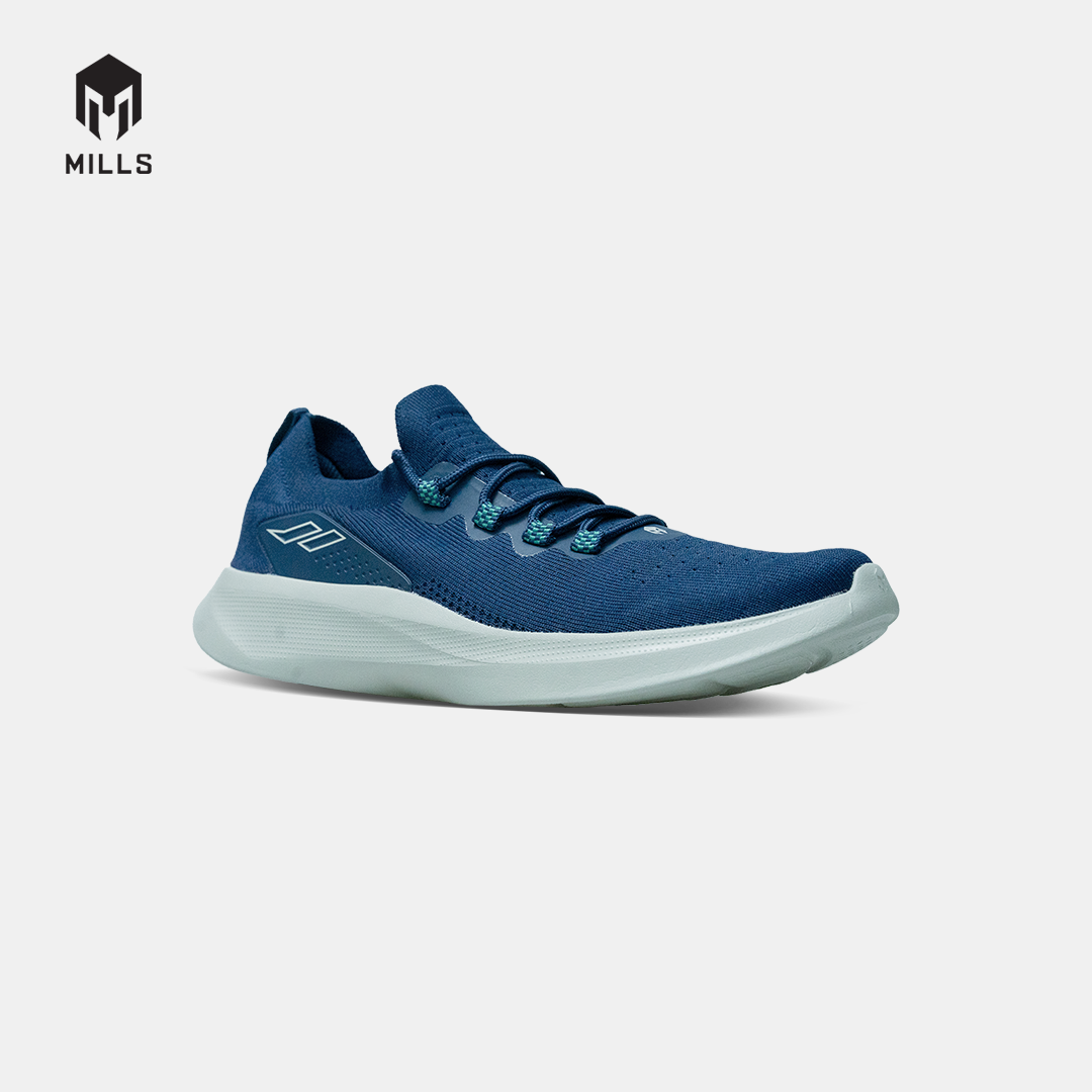 MILLS SEPATU LARI RUNNING SHOES CRUZ NAVY/LT.GREY 9105808