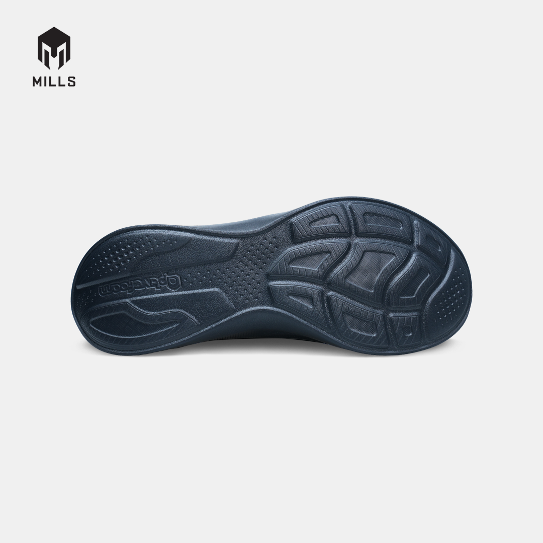 MILLS SEPATU LARI RUNNING SHOES CRUZ TRIPLE BLACK 9105803
