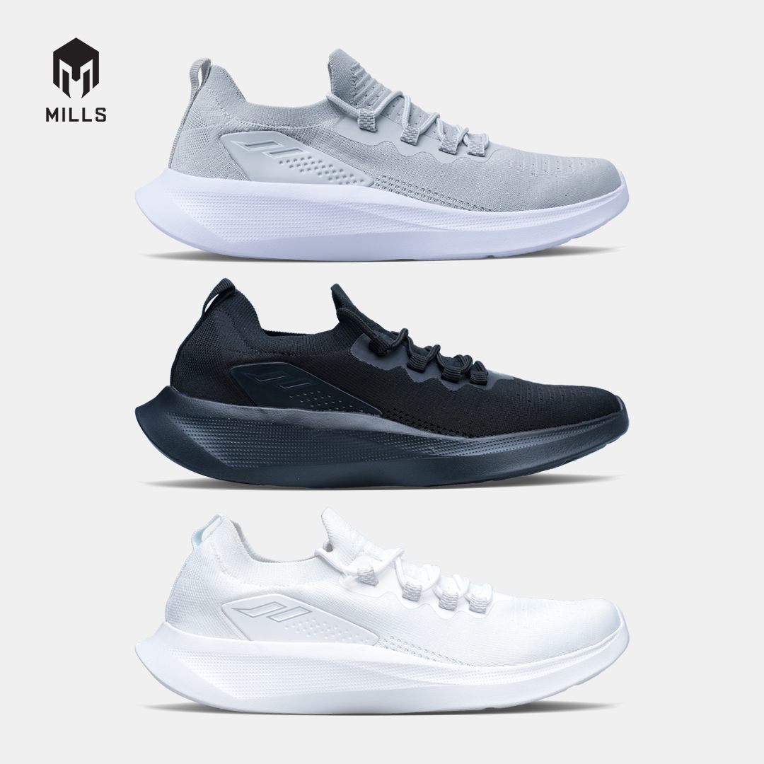 MILLS SEPATU LARI RUNNING SHOES CRUZ TRIPLE.WHITE 9105804