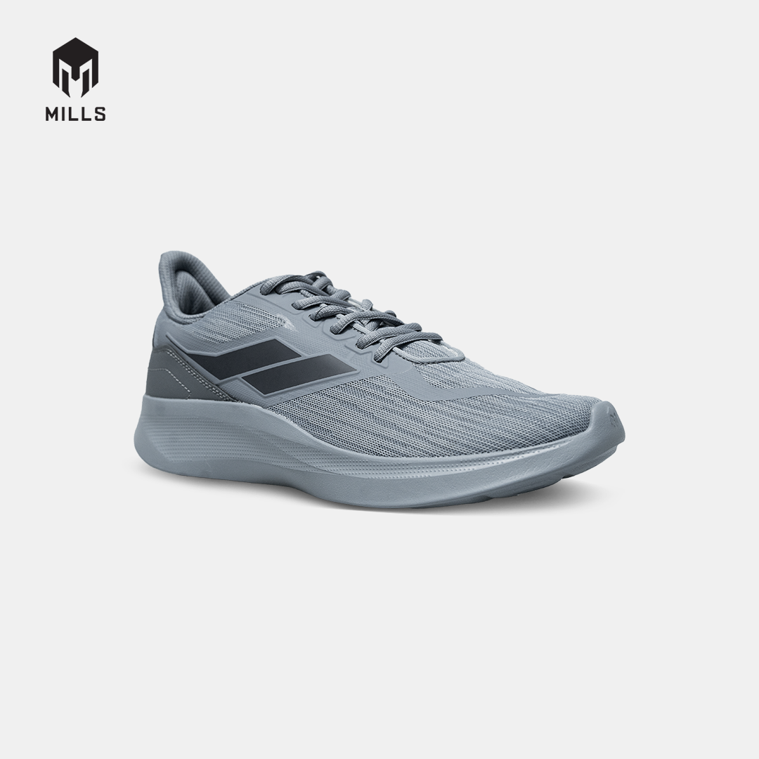 MILLS SEPATU LARI RUNNING SHOES DELTA GREY/DK.GREY 9105708