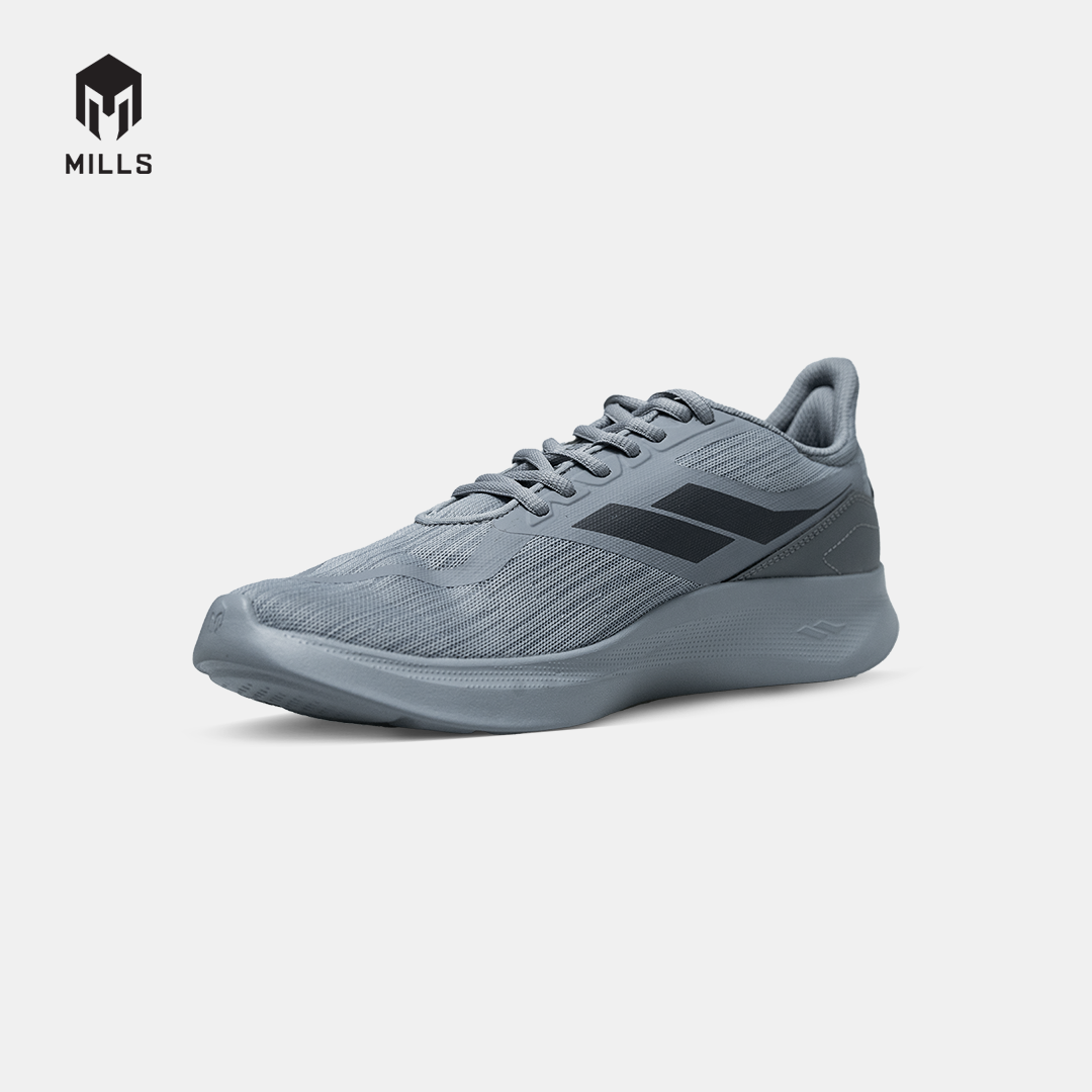 MILLS SEPATU LARI RUNNING SHOES DELTA GREY/DK.GREY 9105708