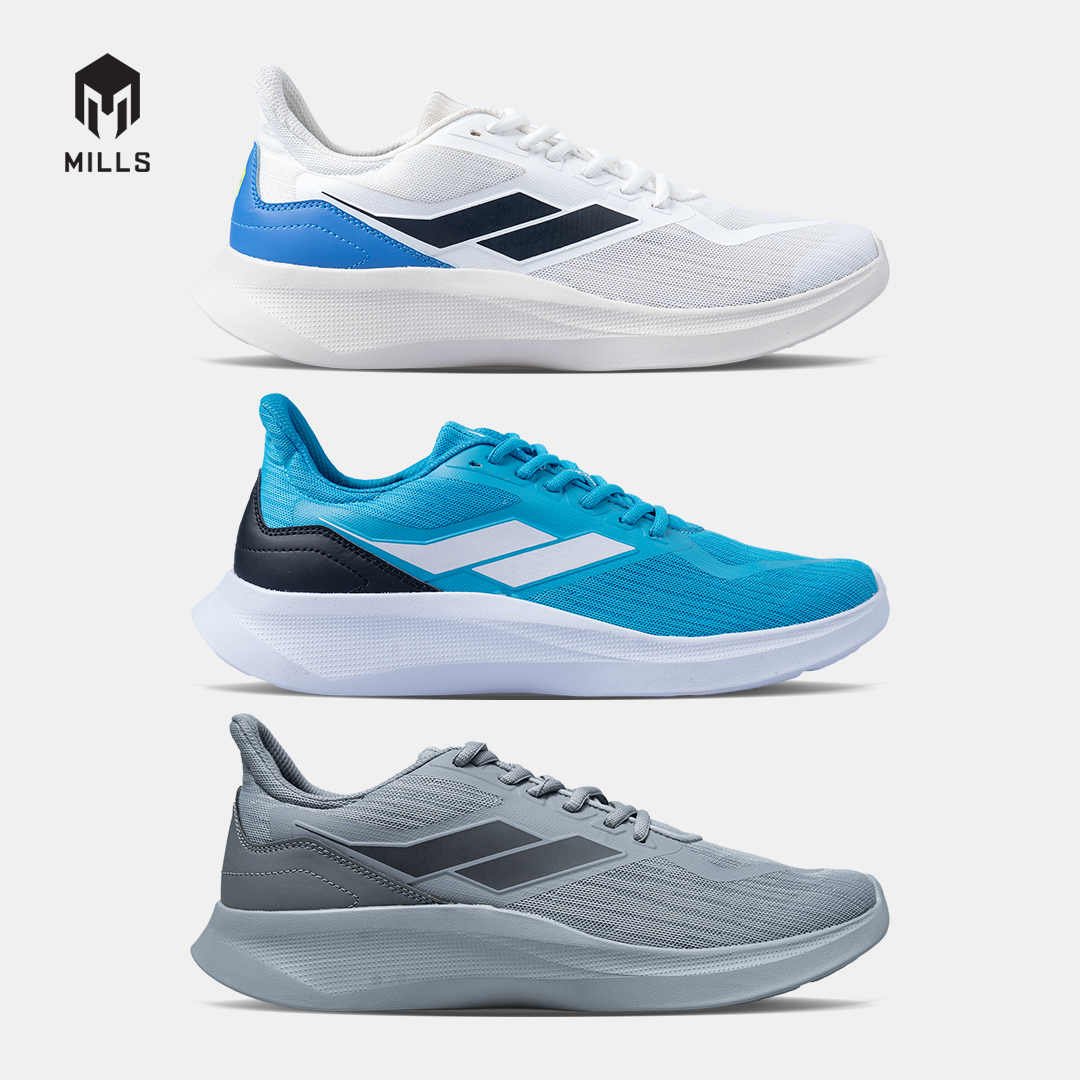 MILLS SEPATU LARI RUNNING SHOES DELTA GREY/DK.GREY 9105708
