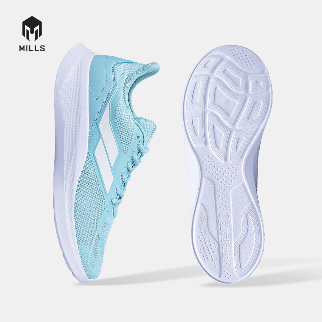 MILLS SEPATU LARI RUNNING SHOES DELTA RETRO BLUE/WHITE 9105709