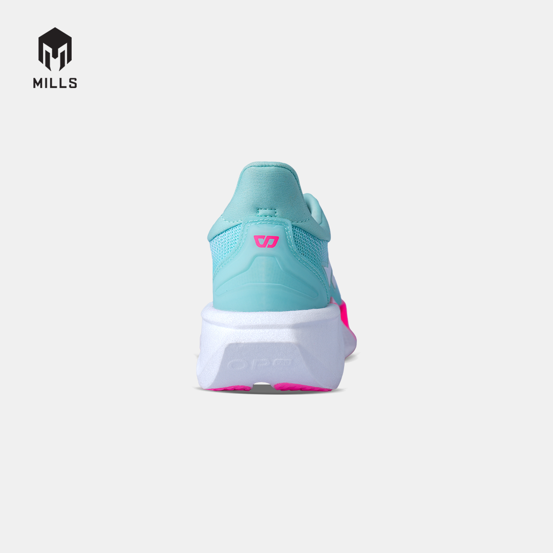 MILLS SEPATU LARI WANITA WOMEN RUNNING SHOES DYNAPLATE RUSH M2 FL MISTY.TEAL/WHITE/HOT.PINK 9106704