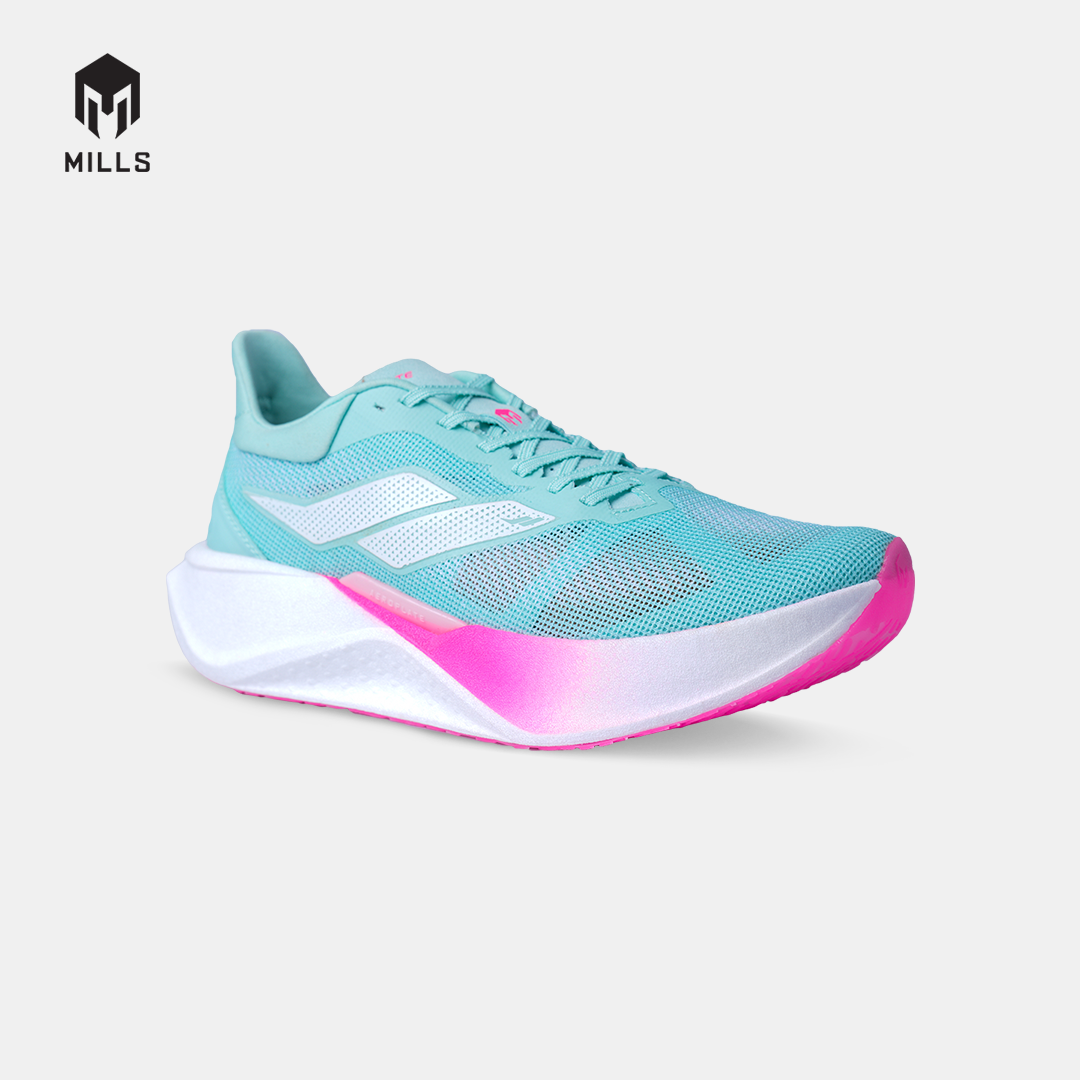MILLS SEPATU LARI WANITA WOMEN RUNNING SHOES DYNAPLATE RUSH M2 FL MISTY.TEAL/WHITE/HOT.PINK 9106704