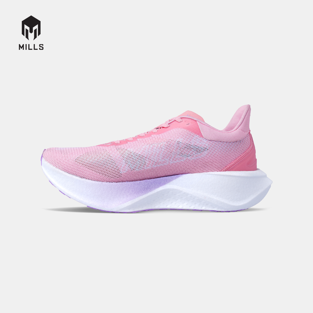 MILLS SEPATU LARI WANITA WOMEN RUNNING SHOES DYNAPLATE RUSH M2 FL ROSE.PINK/WHITE/VIOLET 9106703