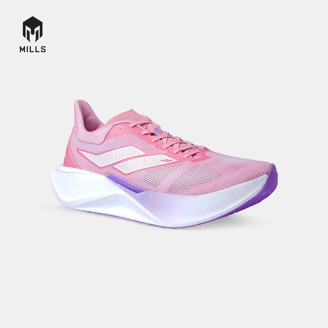 MILLS SEPATU LARI WANITA WOMEN RUNNING SHOES DYNAPLATE RUSH M2 FL ROSE.PINK/WHITE/VIOLET 9106703