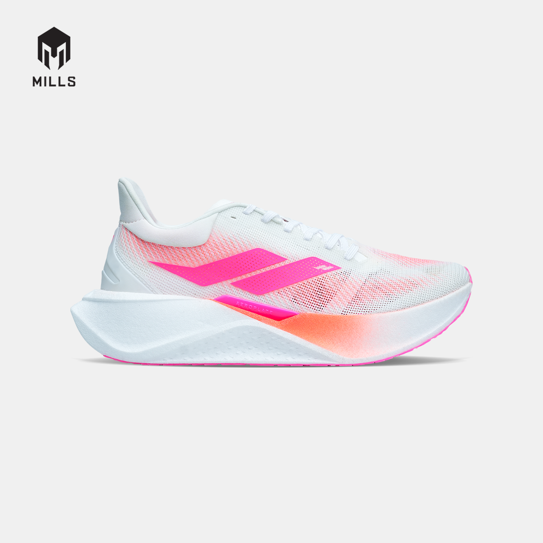 MILLS SEPATU LARI WANITA WOMEN RUNNING SHOES DYNAPLATE RUSH M2 FL WHITE/IGNITE.PEACH/HOT PINK 9106702