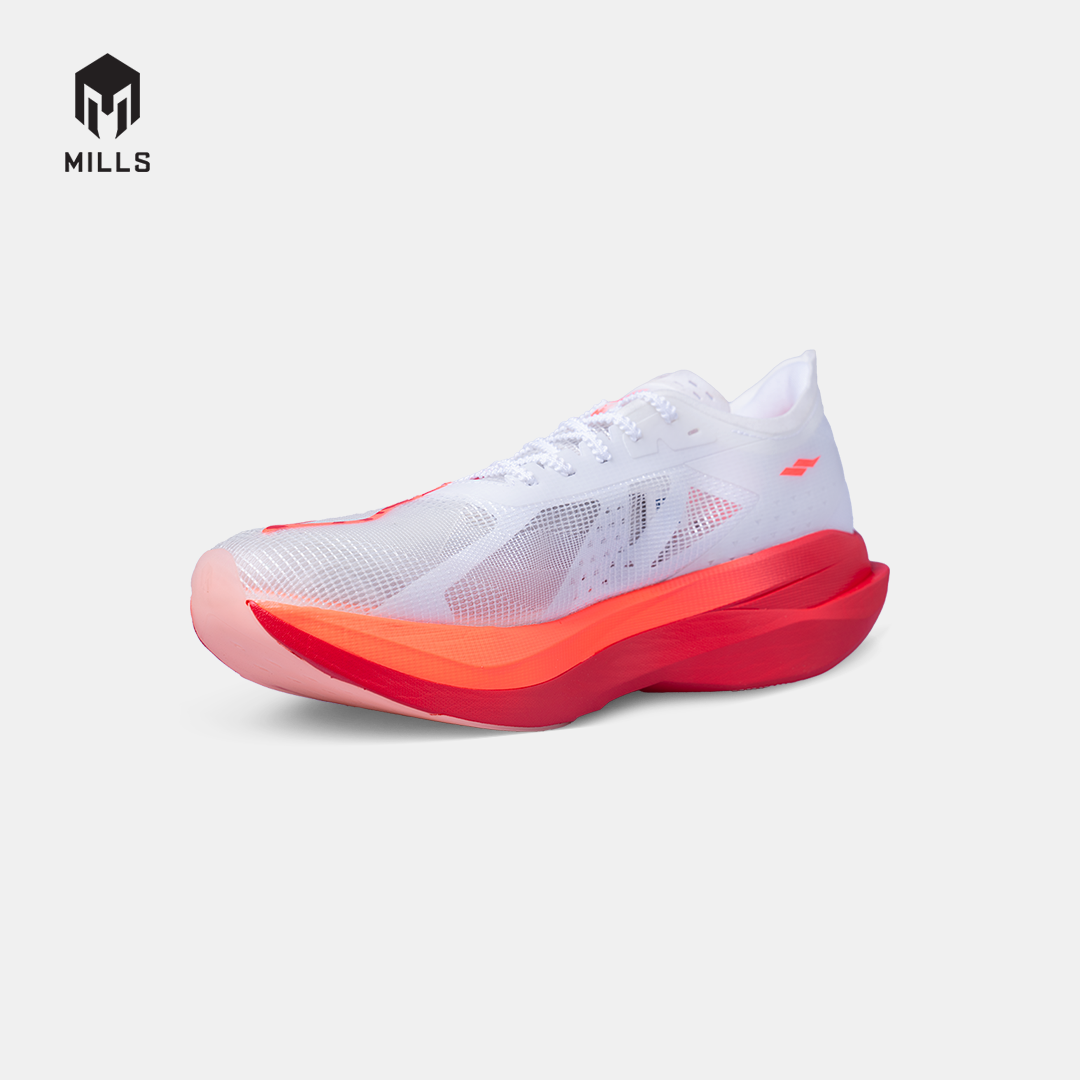 MILLS SEPATU LARI RUNNING SHOES ENERCHARGE M1 WHITE/RED/HOT CORAL 9105310