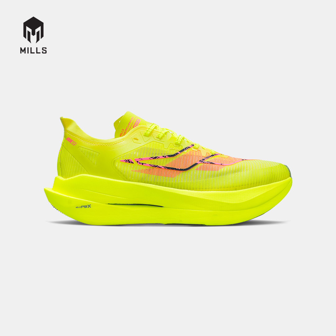 MILLS SEPATU LARI RUNNING SHOES ENERCHARGE M2 FLASH.YELLOW/BLACK 9106603