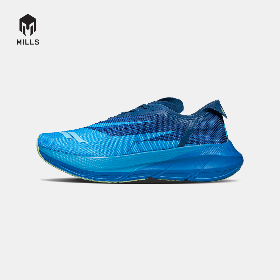MILLS SEPATU LARI RUNNING SHOES ENERMAX CUSHION M3 NAVY/BLUE/LIME.GREEN 9104201